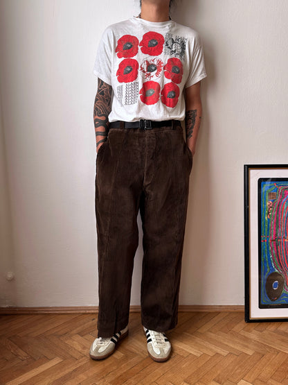 1930's French work corduroy コーデュロイ Toto Prague Praha Antique shop Vintage clothing store Second hand プラハ 古着屋 ユーロ古着 フランス買い付け 古着卸 30年代 フレンチワーク Hunting ハンティング