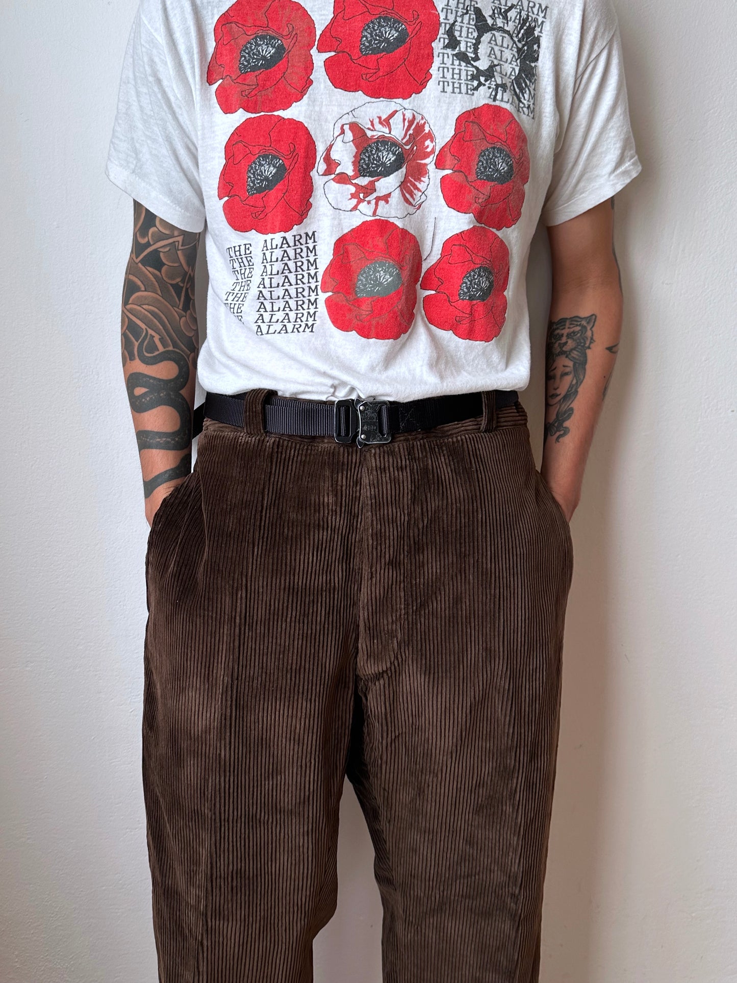 1930s French corduroy work trousers - w37