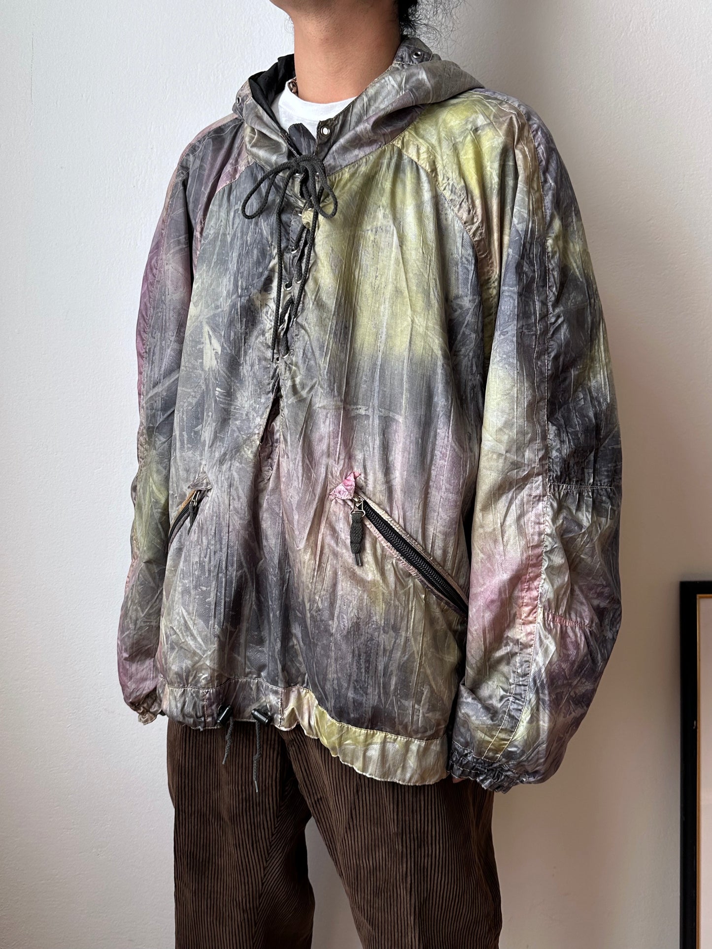 JET SET 1980's Vintage Ski smock Nylon Pullover Jacket Made in Italy Toto Prague Praha Antique shop Vintage clothing store Second hand プラハ 古着屋 ユーロ古着 フランス買い付け 古着卸 80年代