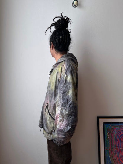 1990s JET SET nylon smock