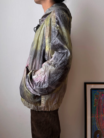 1990s JET SET nylon smock