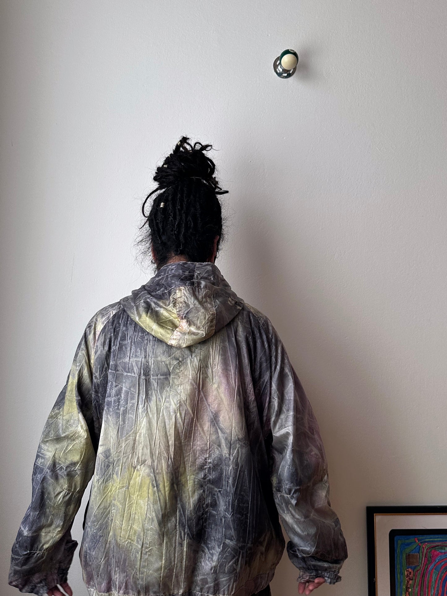 1990s JET SET nylon smock