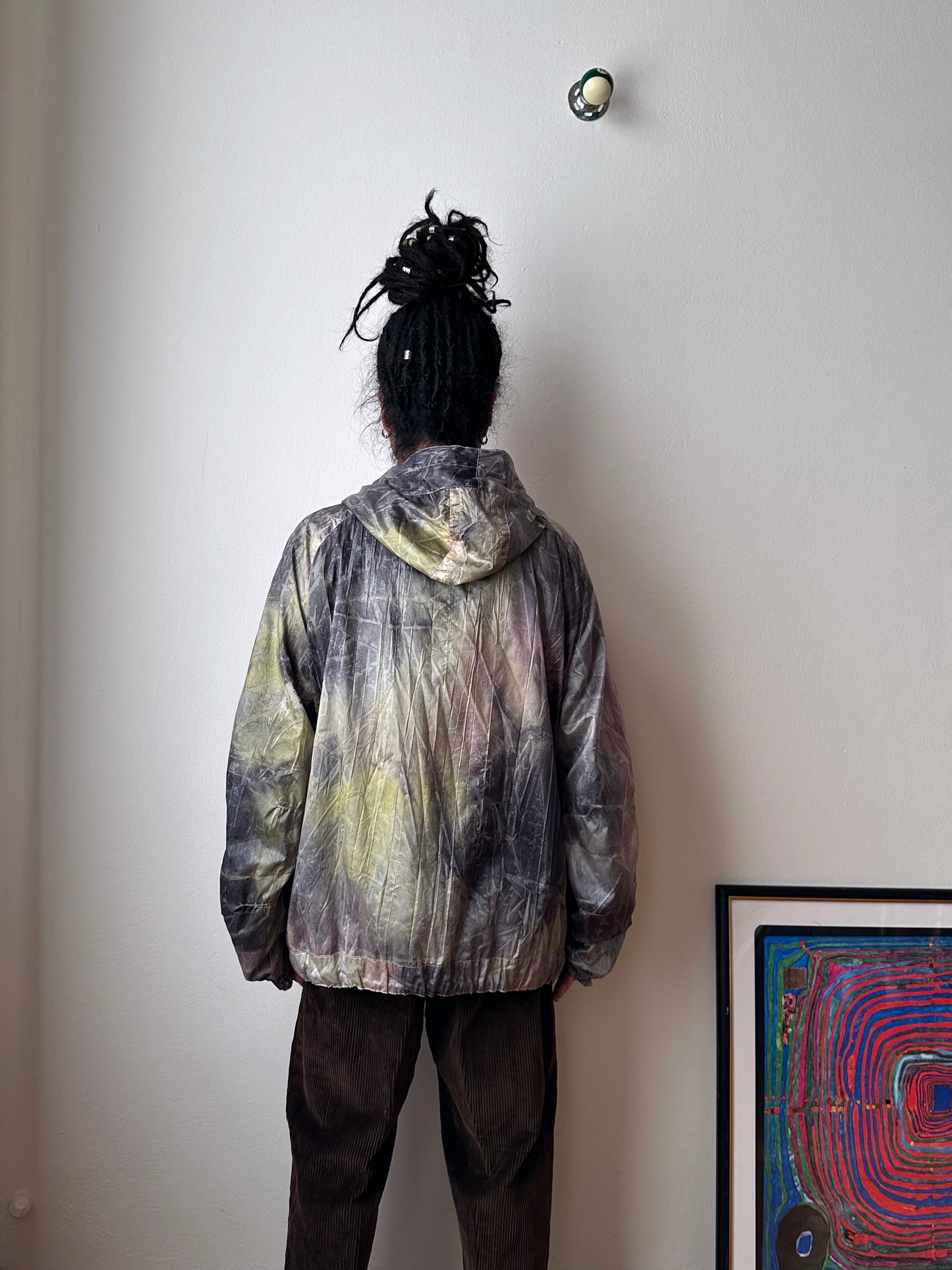 1990s JET SET nylon smock