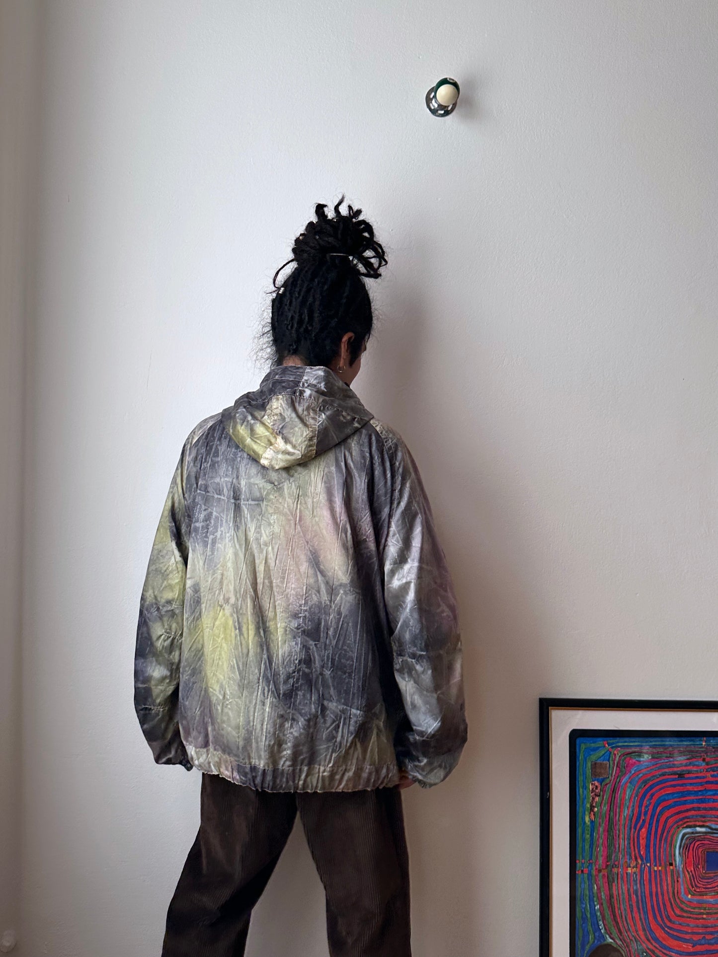 1990s JET SET nylon smock