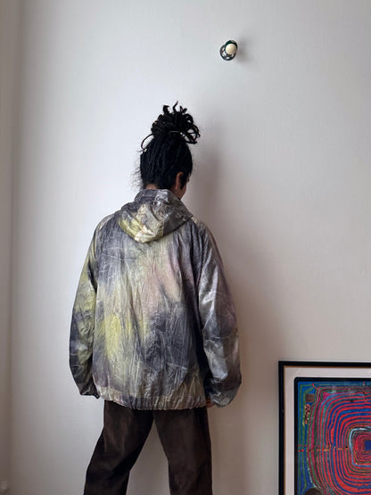 1990s JET SET nylon smock