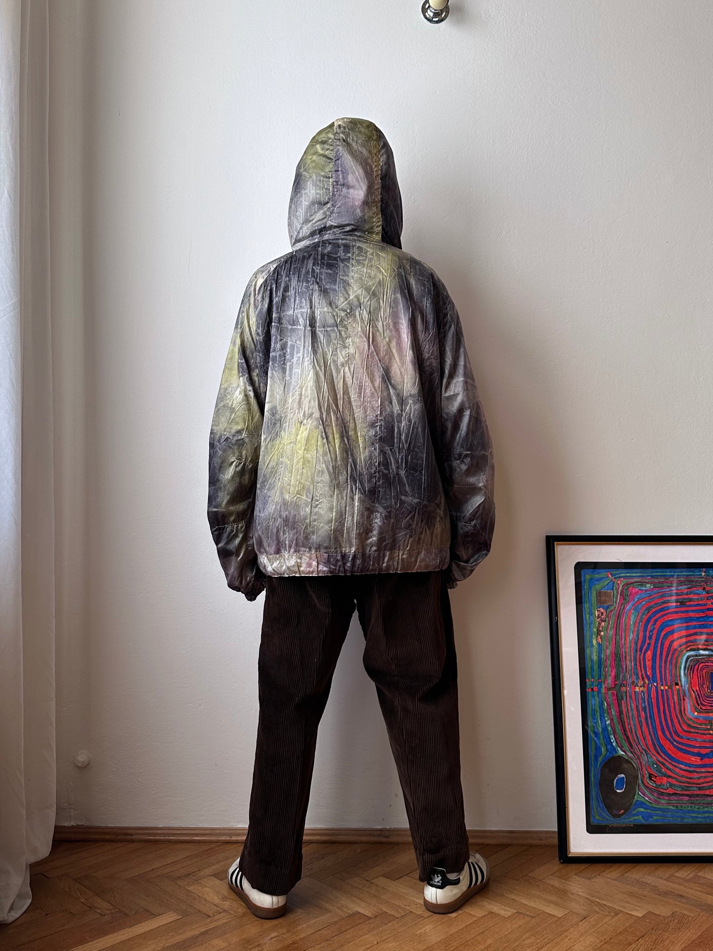 1990s JET SET nylon smock