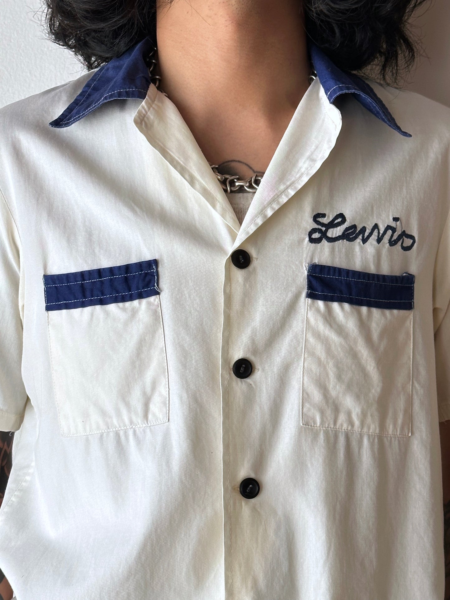 70's 80's Bowling shirt 70年代 80年代 ボーリングシャツ Vintage ヴィンテージ Toto 古着屋 プラハ 古着 Praha Prague Vintage store ユーロ古着 ヨーロッパ古着 フランス買い付け