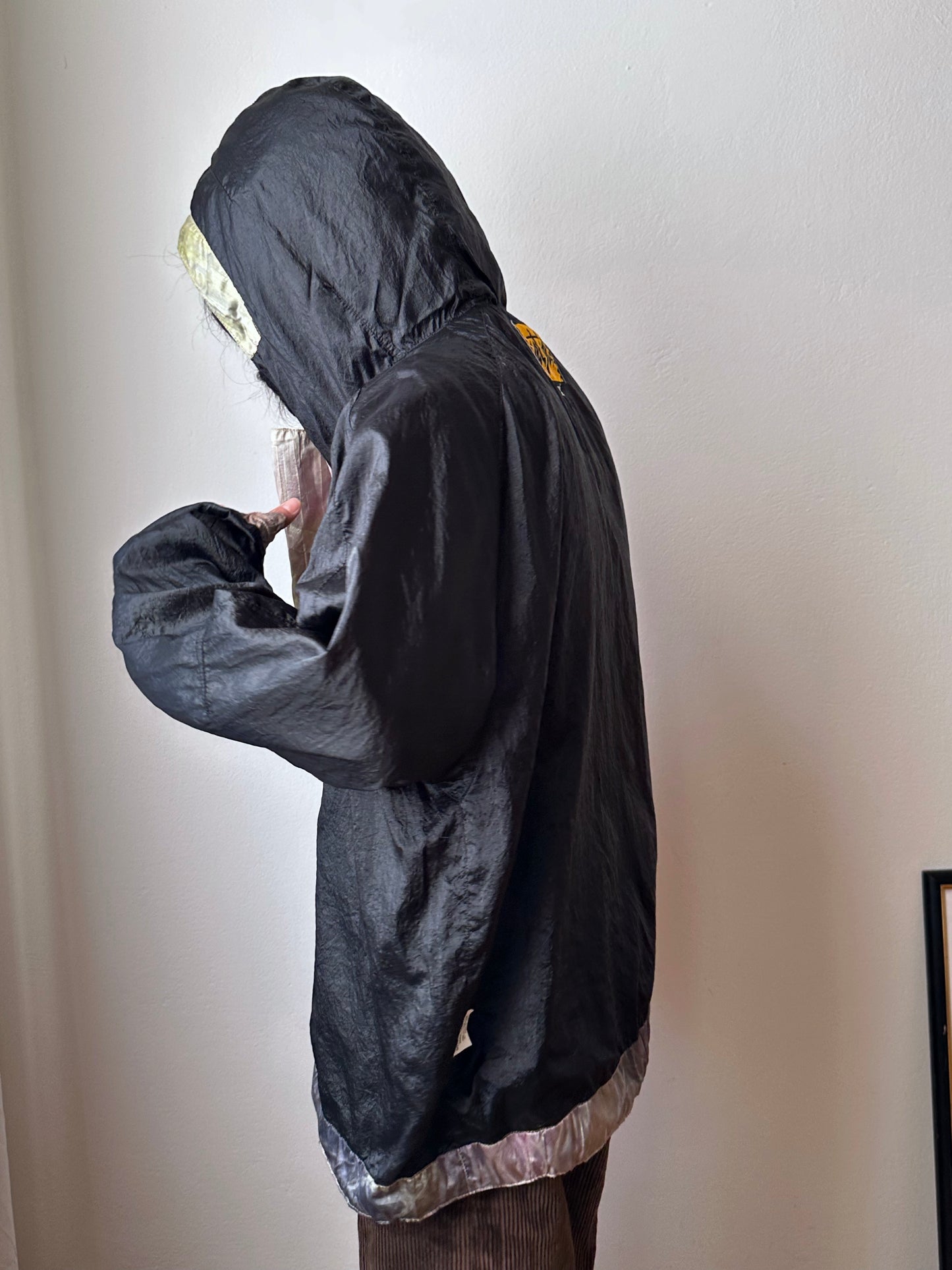 1990s JET SET nylon smock