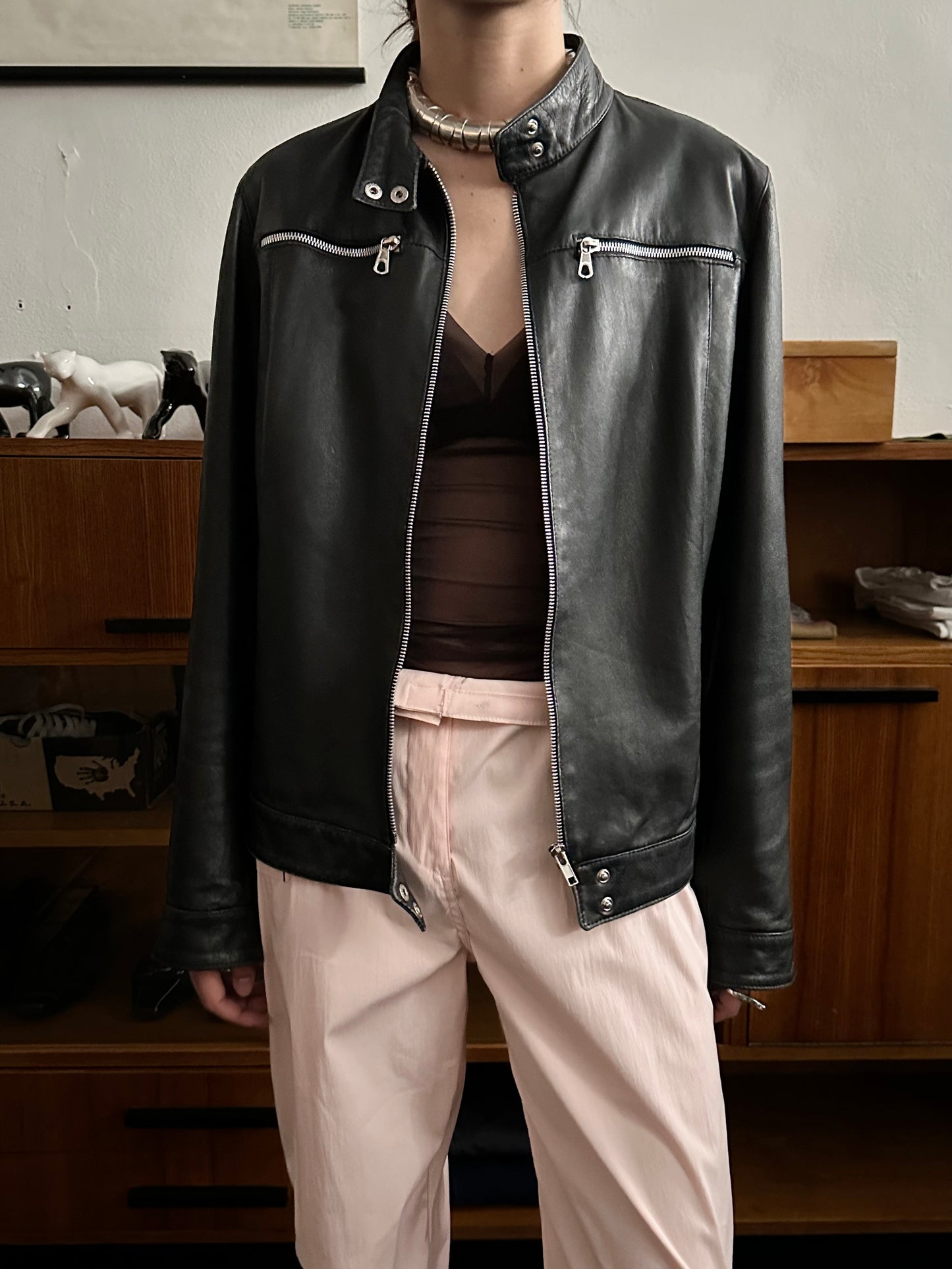 90s café racer jacket