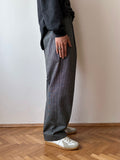 Dead stock 80s stripe trousers - w29