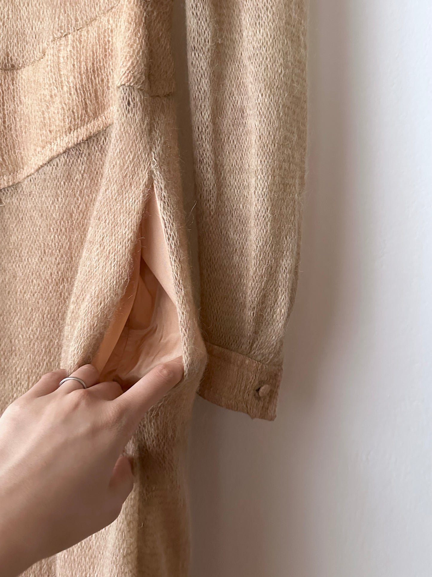 -early 70s West Germany mohair dress