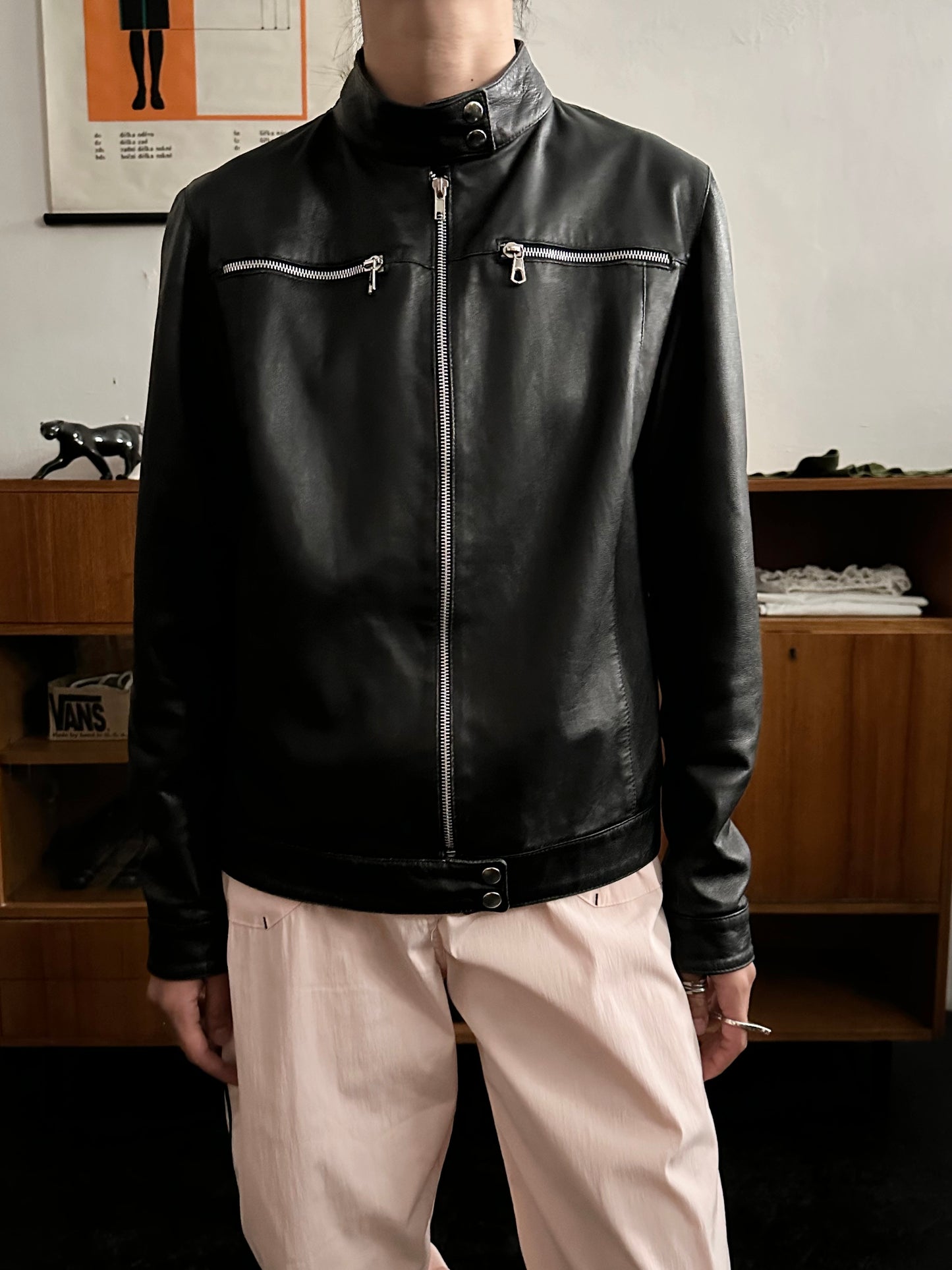 90s café racer jacket
