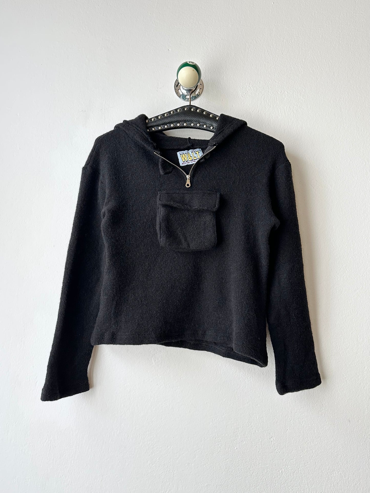 W.&L.T. Walter Van Beirendonck black hoodie