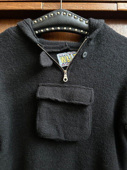 W.&L.T. Walter Van Beirendonck black hoodie