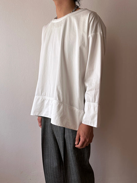 White cotton smock