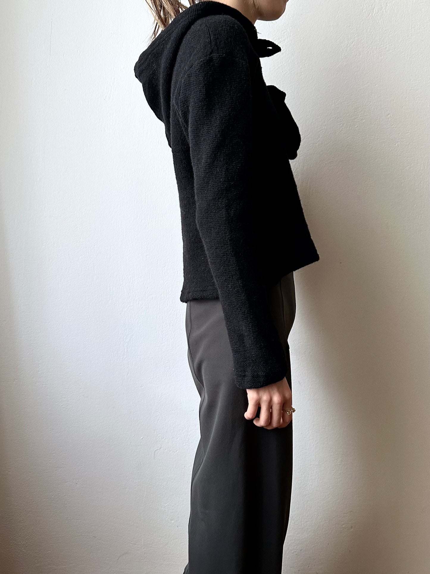 W.&L.T. Walter Van Beirendonck black hoodie