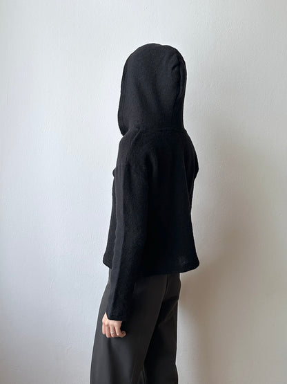 W.&L.T. Walter Van Beirendonck black hoodie