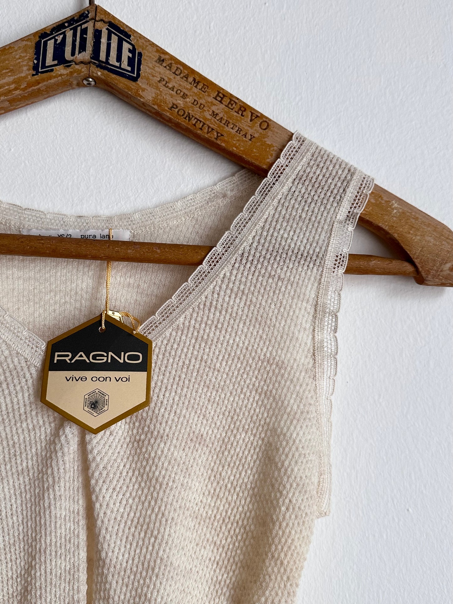 Italy deadstock wool underwear