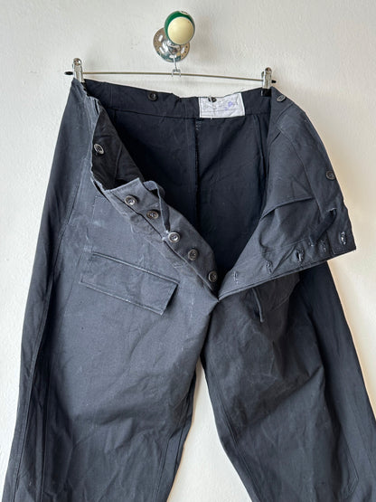 1980s Czechoslovak Tank Crew Trousers - ~w43