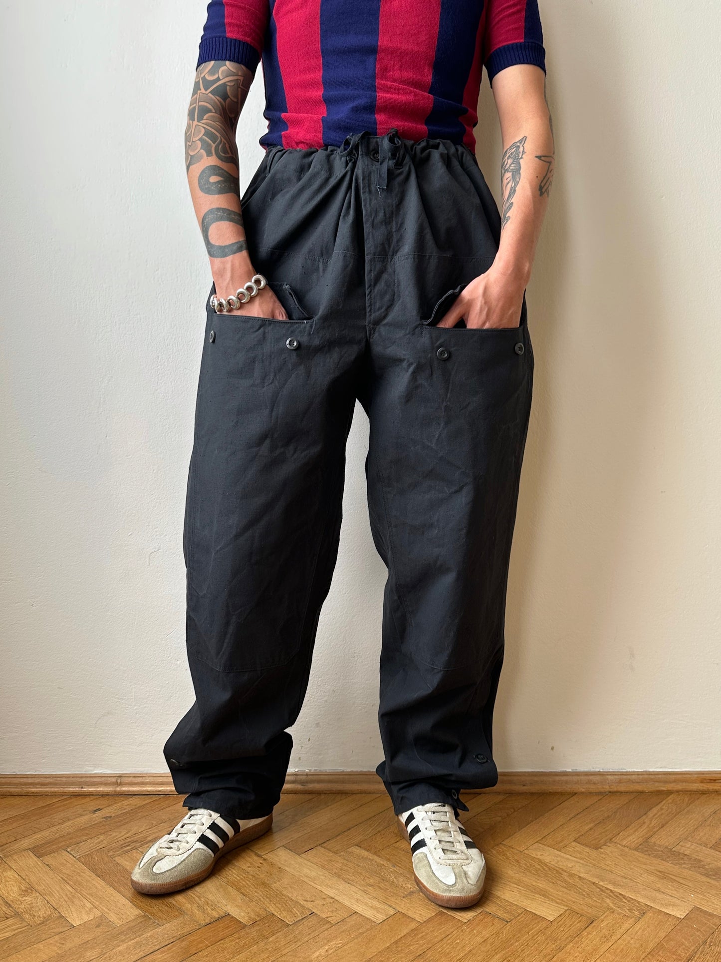 1980s Czechoslovak Tank Crew Trousers - ~w43