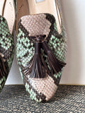 Fratelli rossetti python tassel slipper