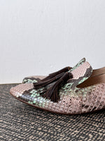 Fratelli rossetti python tassel slipper