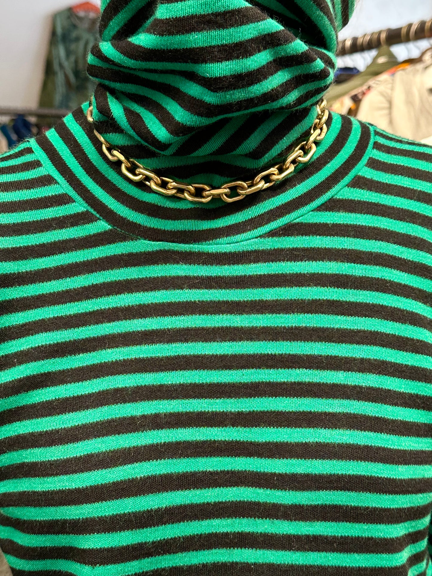 Danish heavy iron gold chain