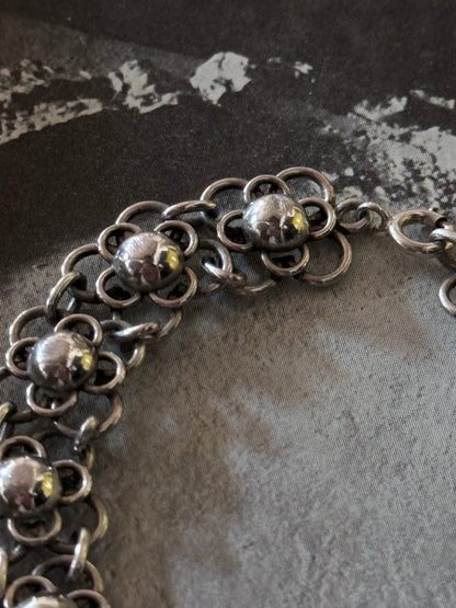 German 800 floret link bracelet