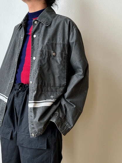 SS'99 Stone Island cotton/nylon shirt jacket