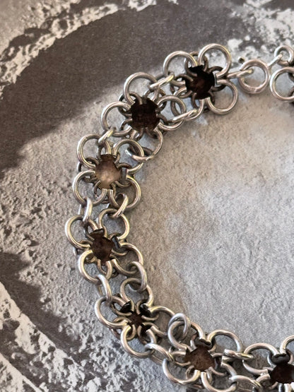 German 800 floret link bracelet
