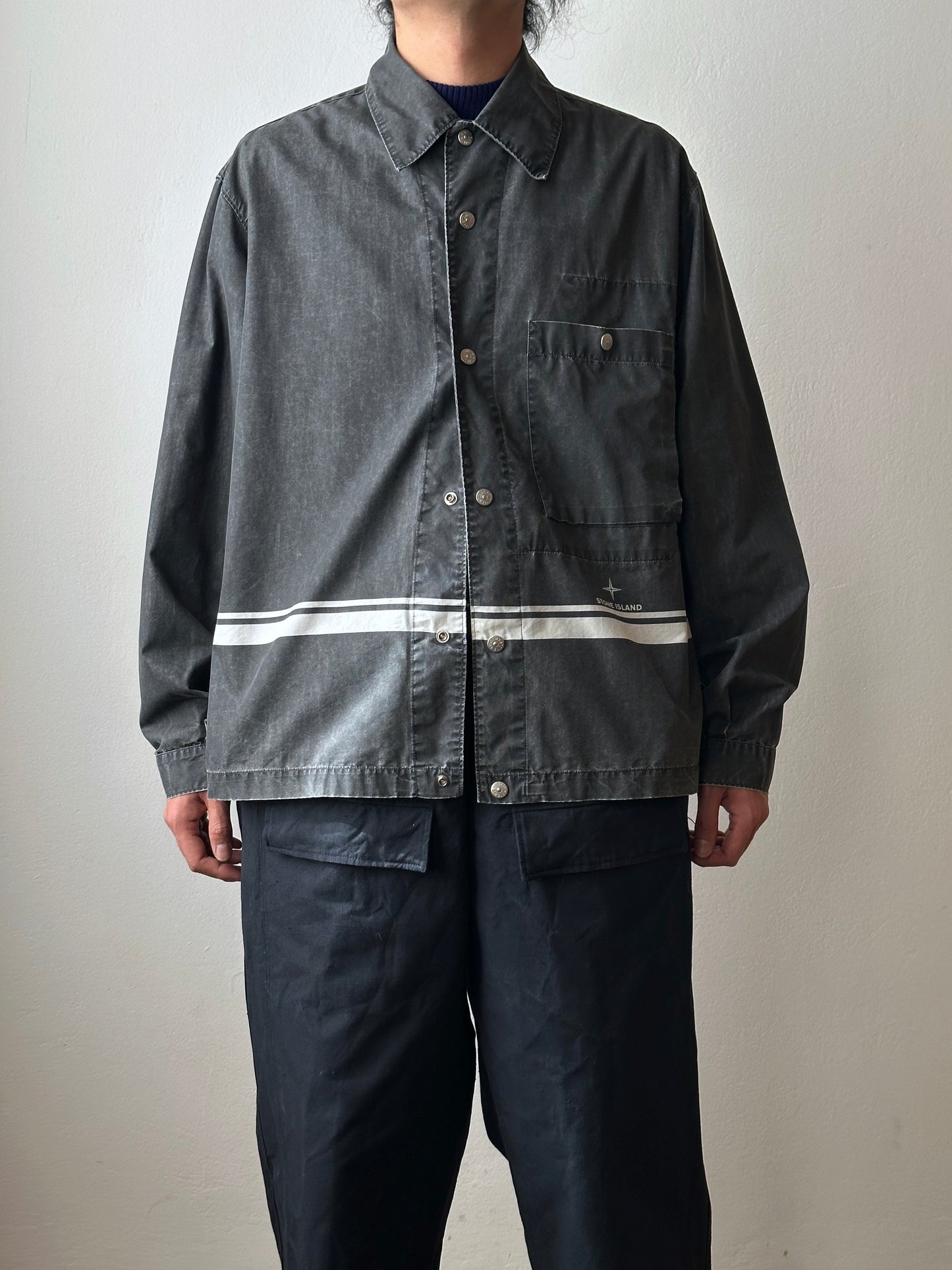 SS'99 Stone Island cotton/nylon shirt jacket
