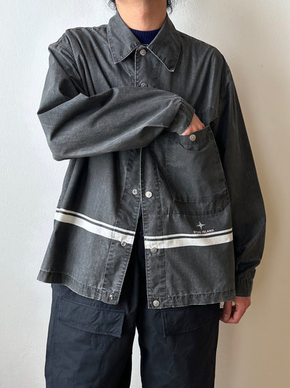 SS'99 Stone Island cotton/nylon shirt jacket