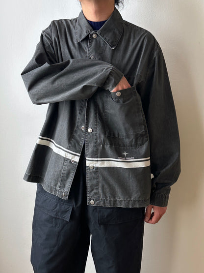 SS'99 Stone Island cotton/nylon shirt jacket