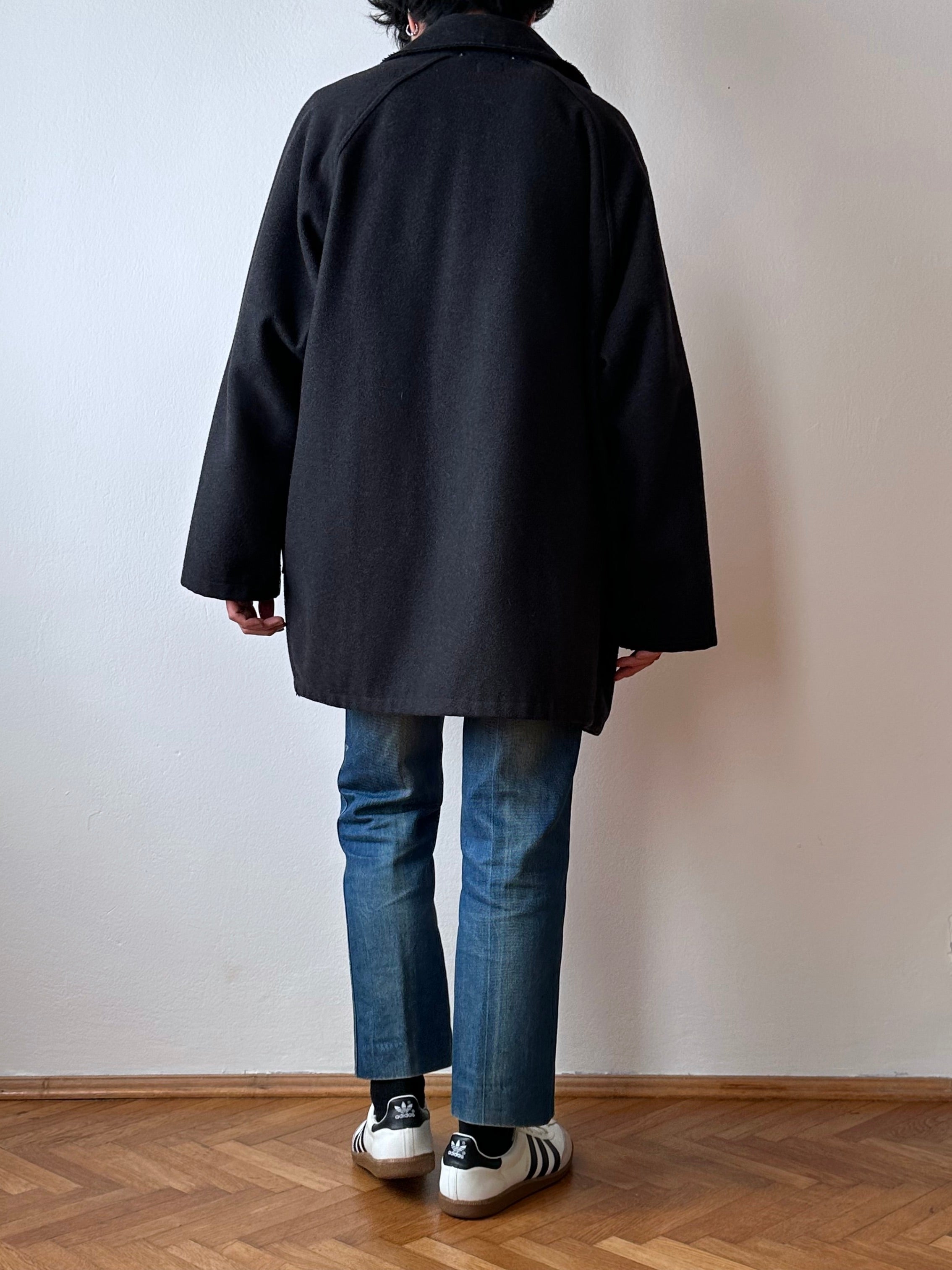 98AW Archive C.P COMPANY ナイロンウール コート C.P. Company AW'1996 Wool and Nylon coat – TOTO