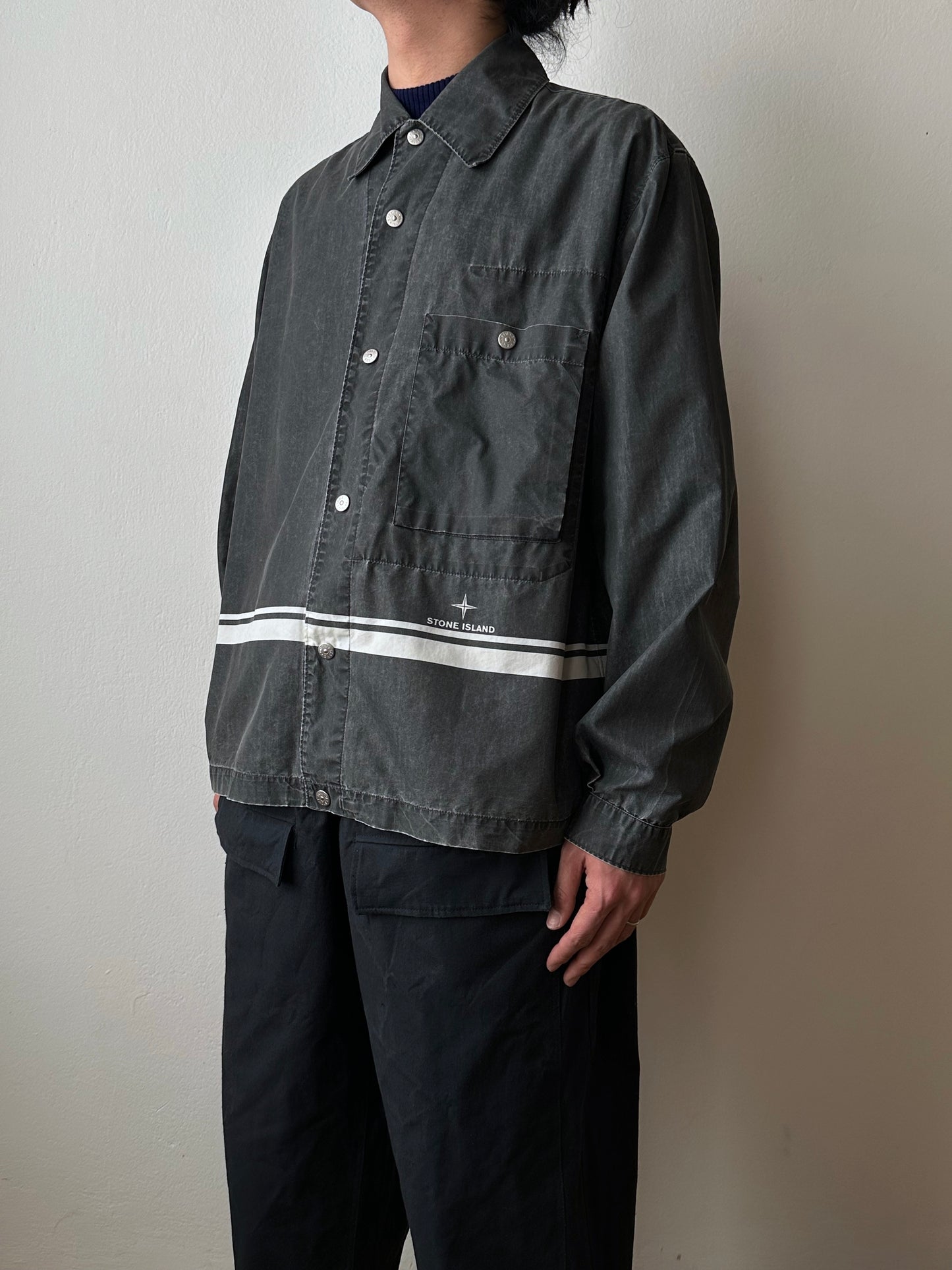 SS'99 Stone Island cotton/nylon shirt jacket