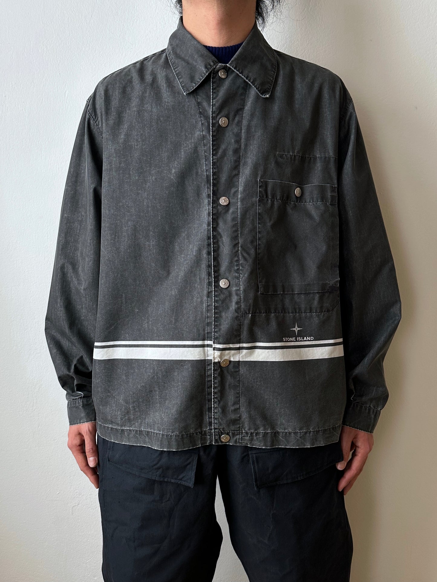SS'99 Stone Island cotton/nylon shirt jacket