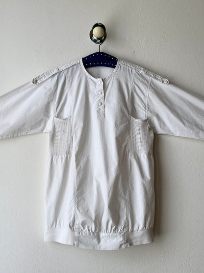 80s fun white shirt