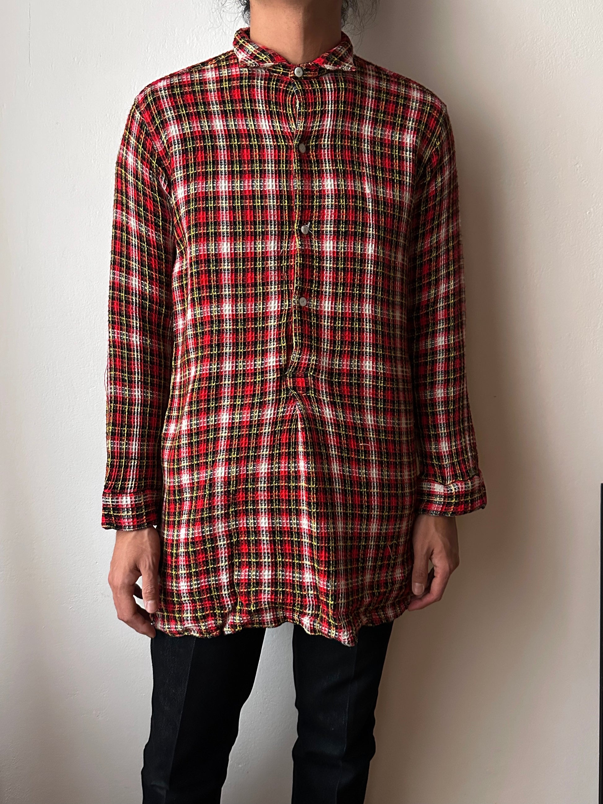 Toto Praha Vintage clothing store Prague Antique shop 古着屋 ヴィンテージ アンティーク ユーロ古着 ヨーロッパ古着 フランス買い付け 古着卸 ショールーム プラハ 60年代 グランパシャツ 1960's shirt pullover punk 