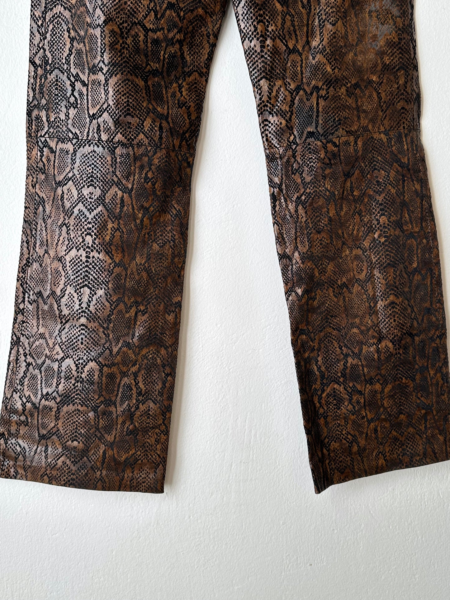 Italy Leather trousers - w32