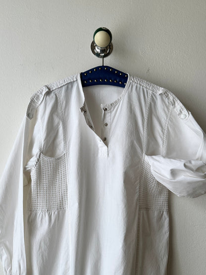 80s fun white shirt