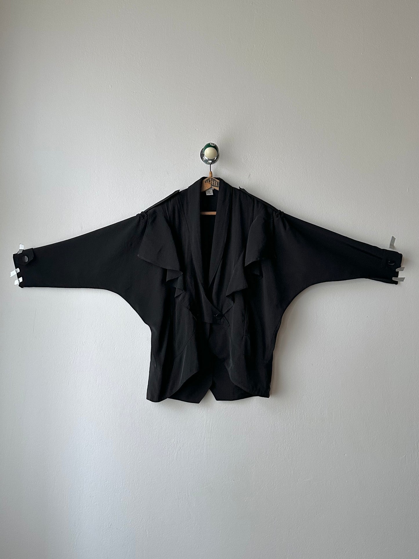 1980s bossini boxy jacket in black