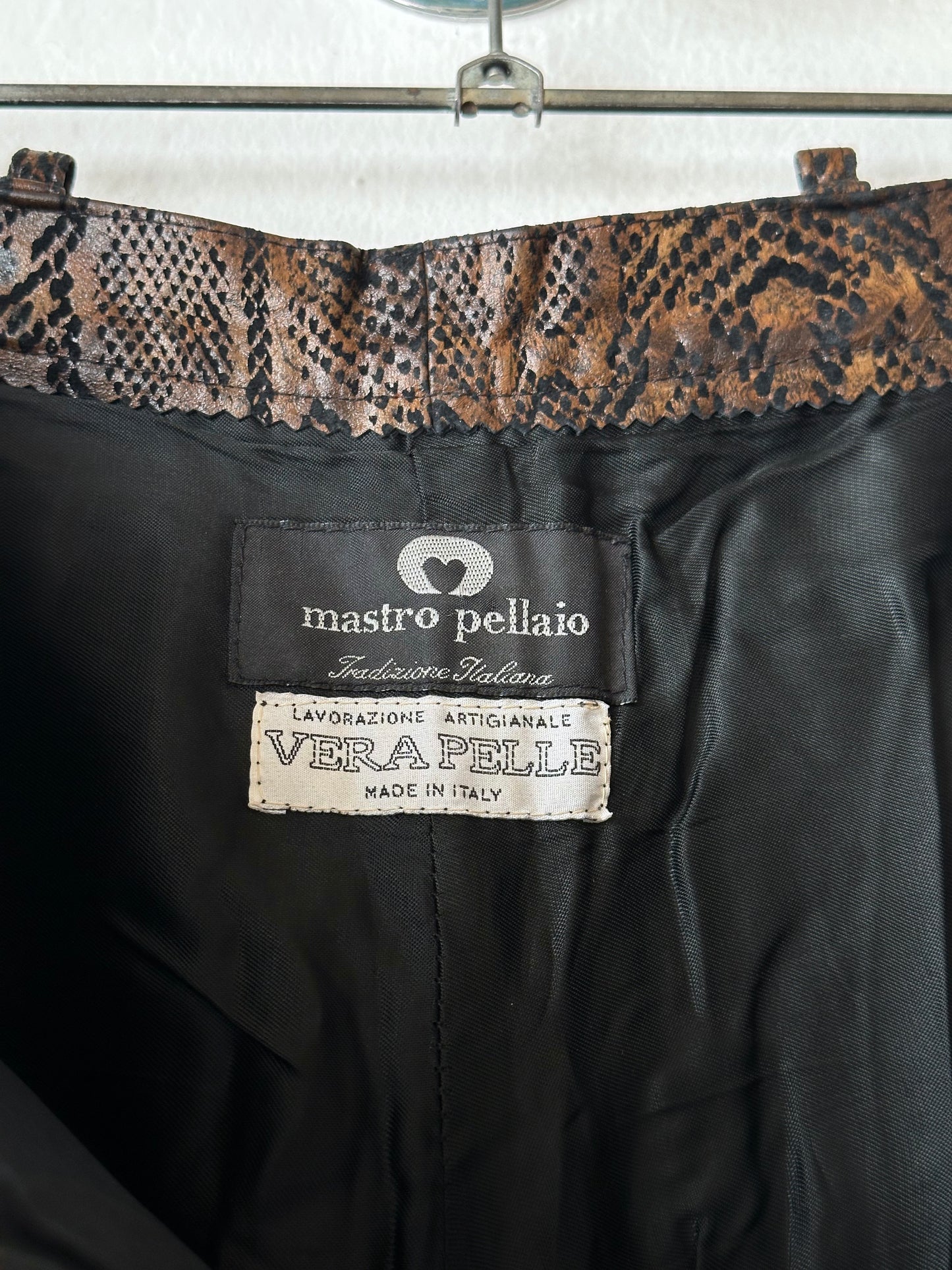 Italy Leather trousers - w32