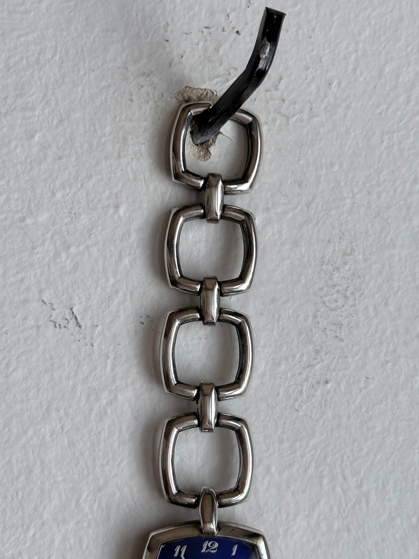 60-70s France silver blue dial watch