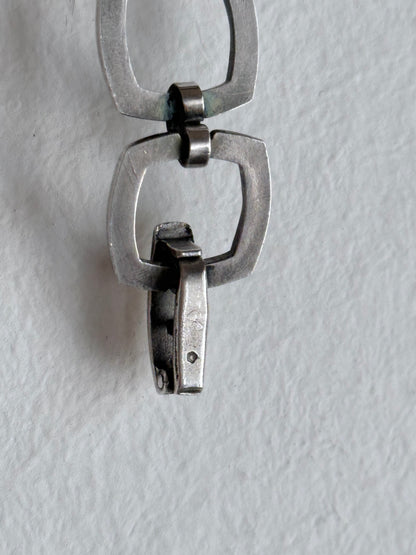 60-70s France silver blue dial watch