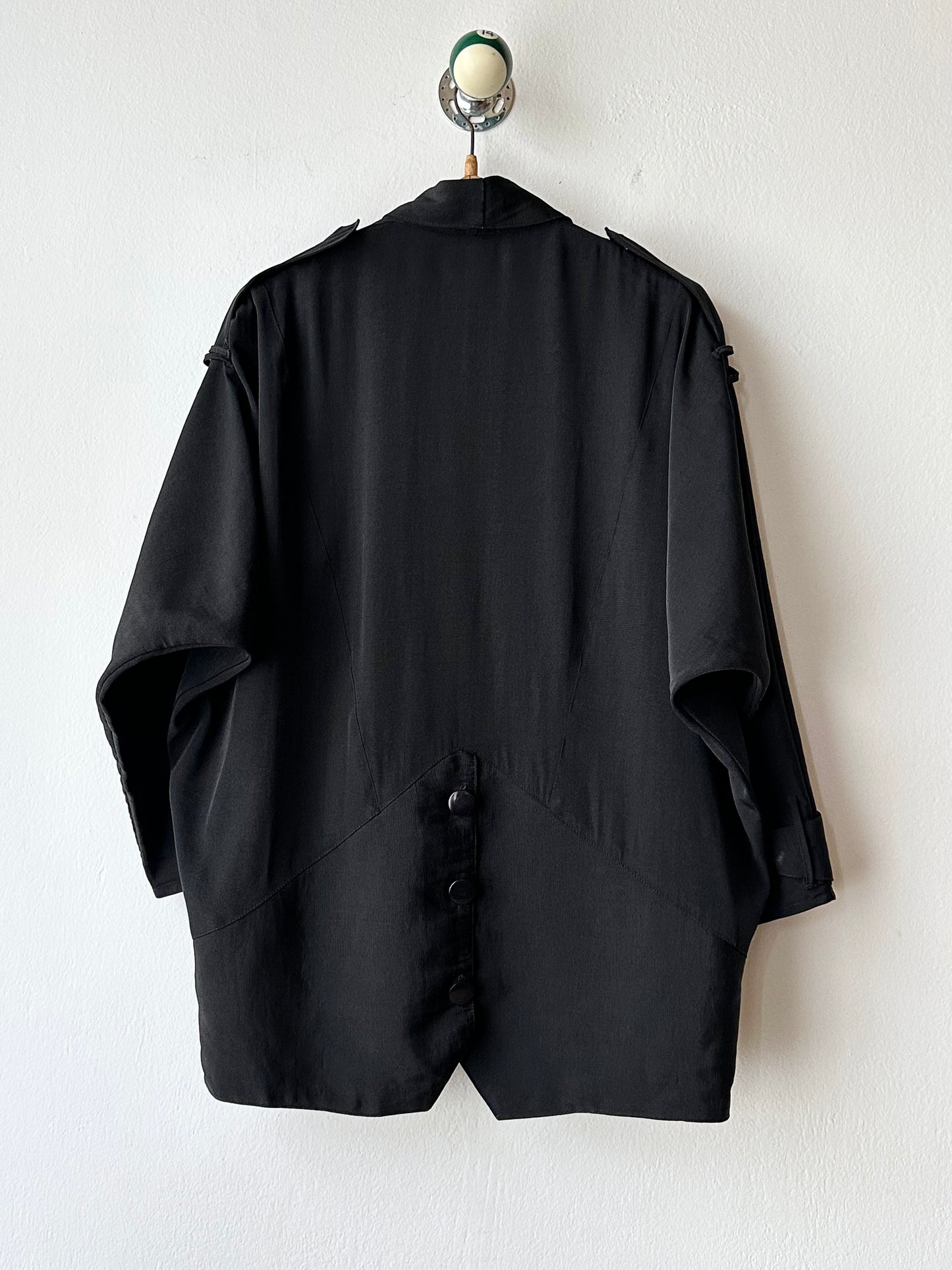 1980s bossini boxy jacket in black
