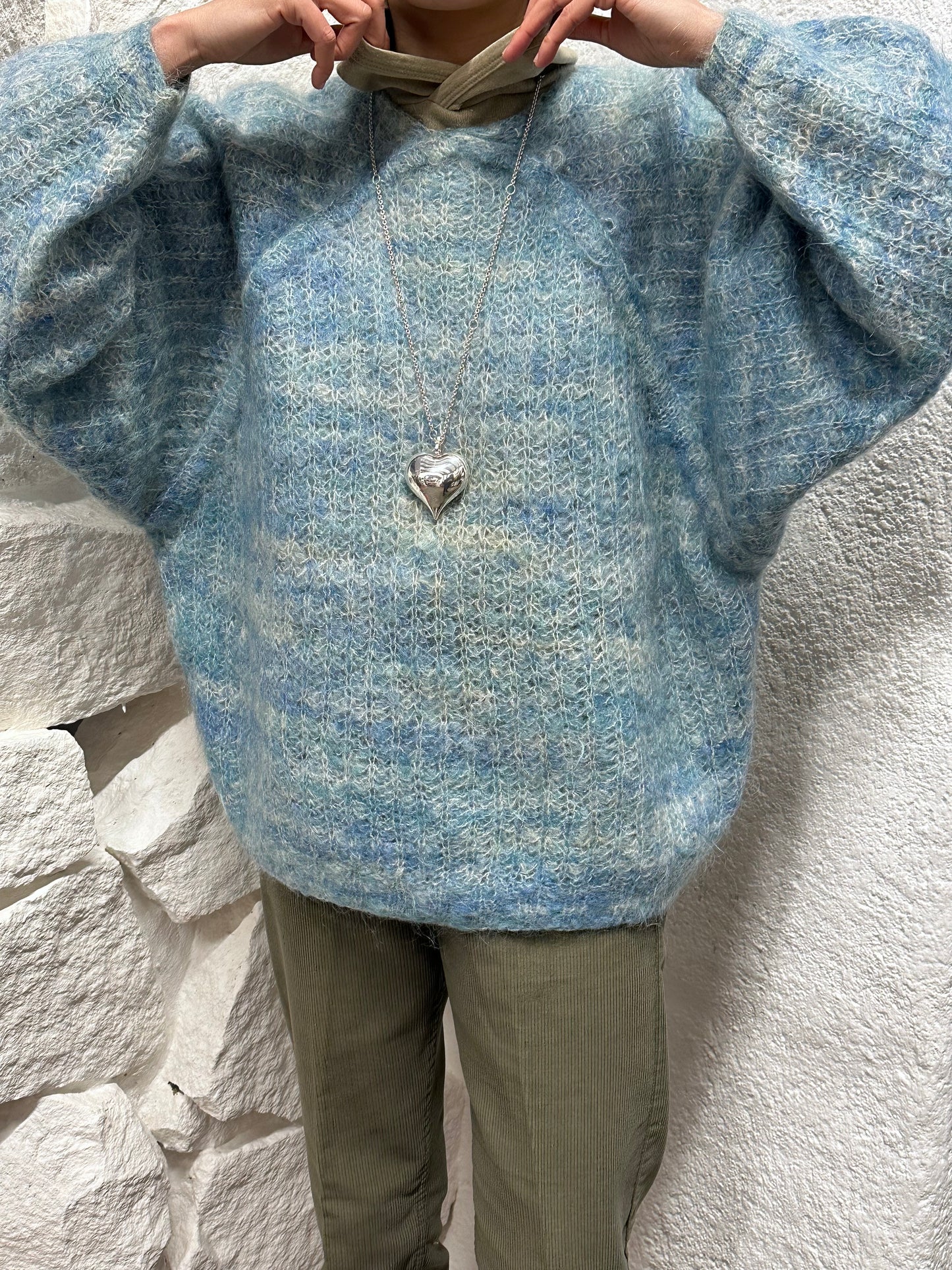 mohair raglan sweater