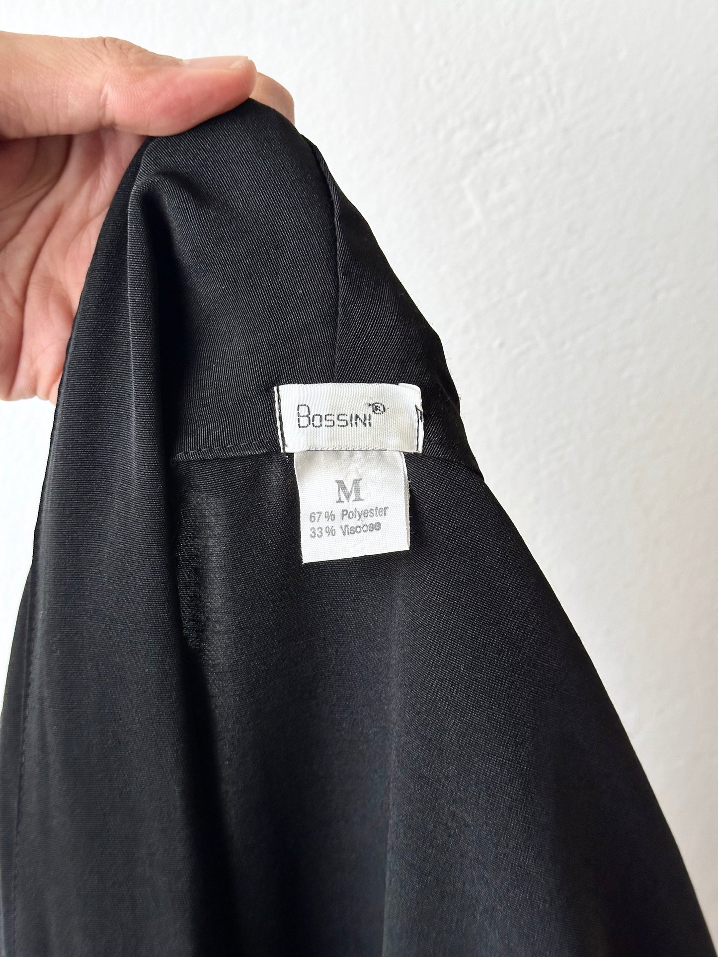 1980s bossini boxy jacket in black