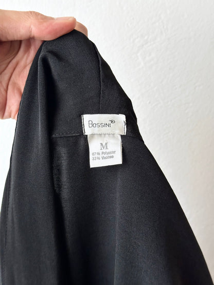 1980s bossini boxy jacket in black