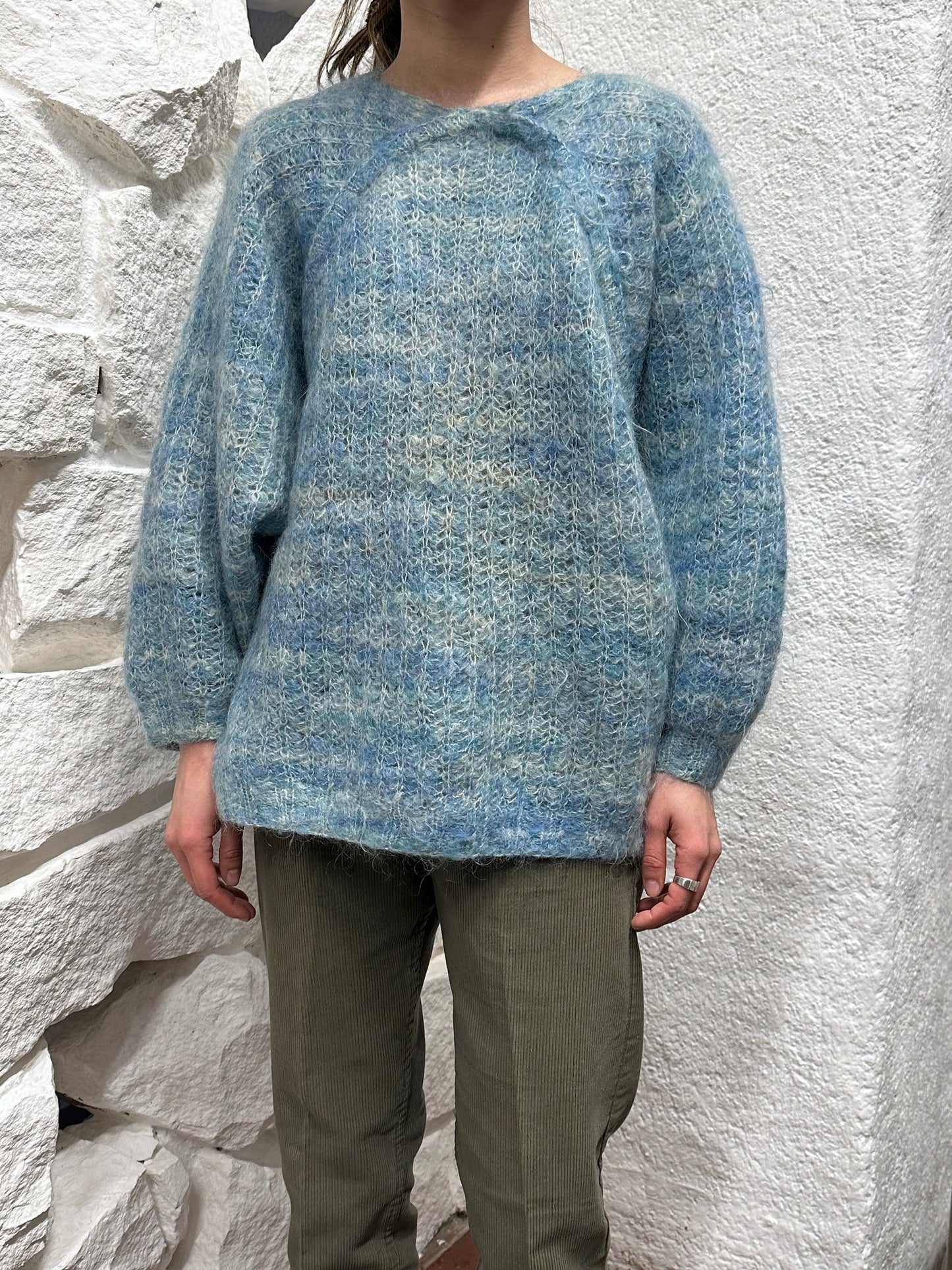 mohair raglan sweater