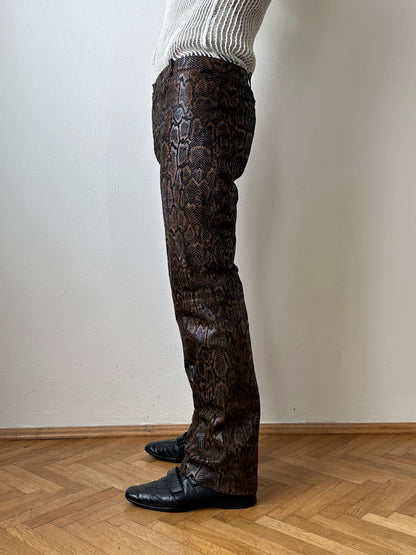 Italy Leather trousers - w32